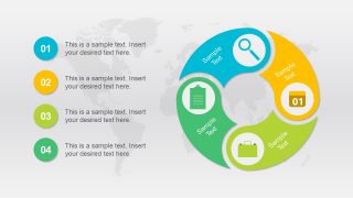 4 Step Yin Yang Design Circular Diagram 