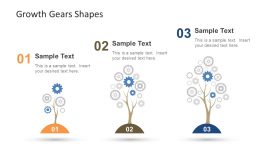 Gear Shapes Growth Metaphor Slide