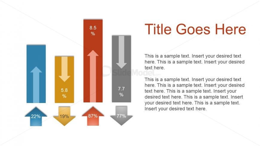 Arrow Style Bar Chart Presentation