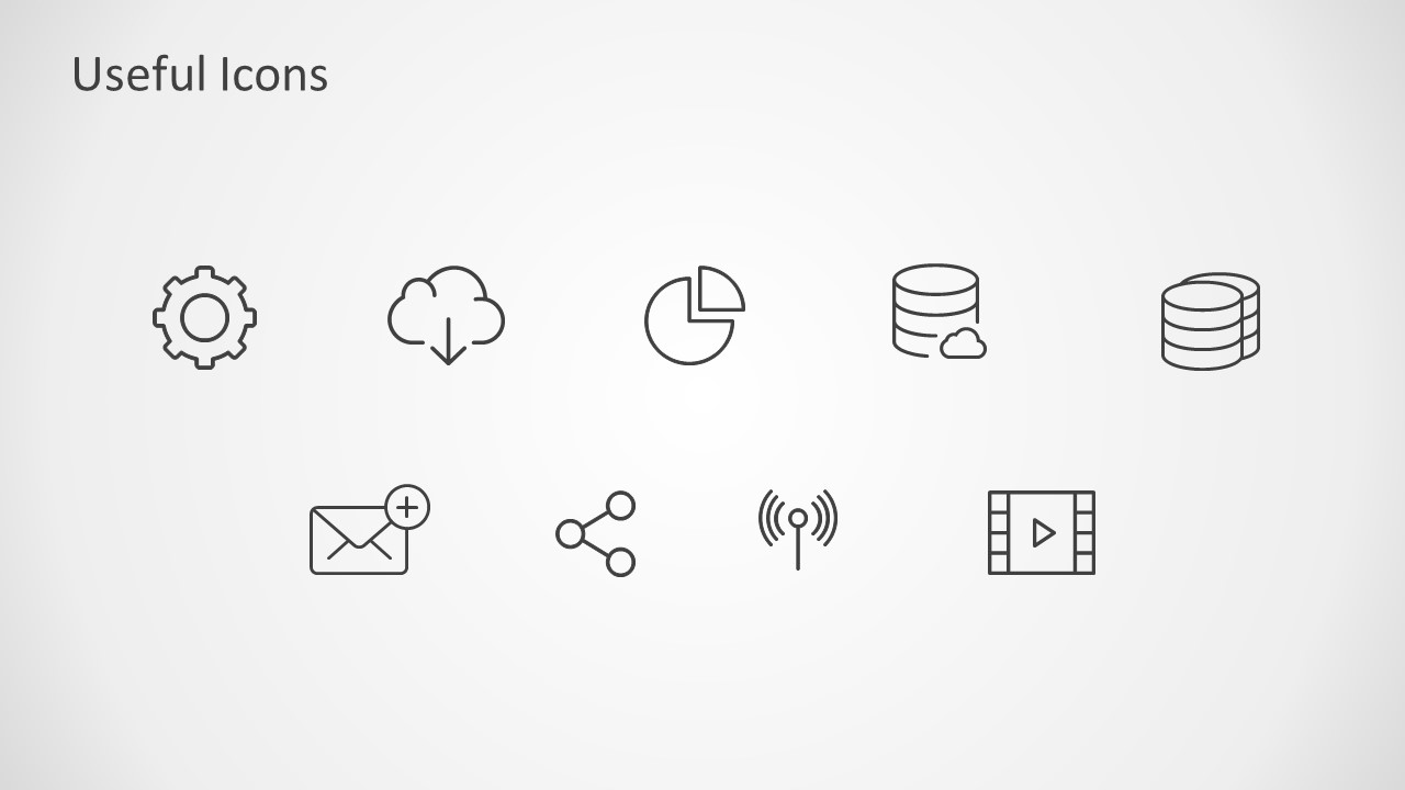 Reusable Icons for Global Network Slides