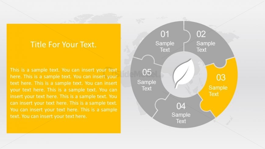 Leaf Infographic Representing Segment
