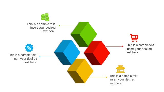 4 Step Block Diagram in PowerPoint