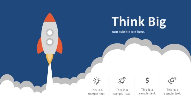 Free PowerPoint of Think Big Concept