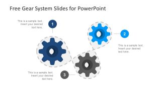 Three Segment Slide of Gear System