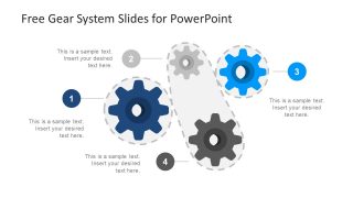 4 Segment Diagram Design PPT