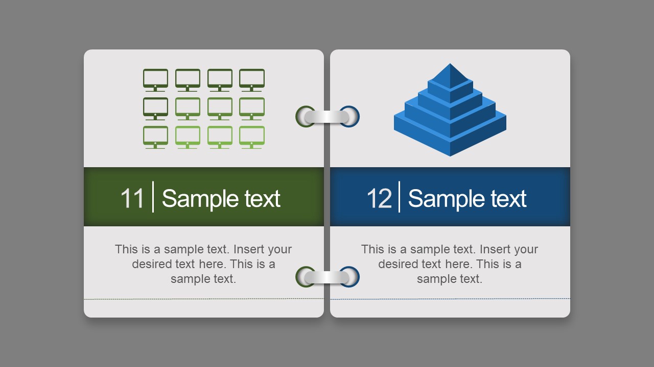 Virtual Index Cards Template Slidemodel