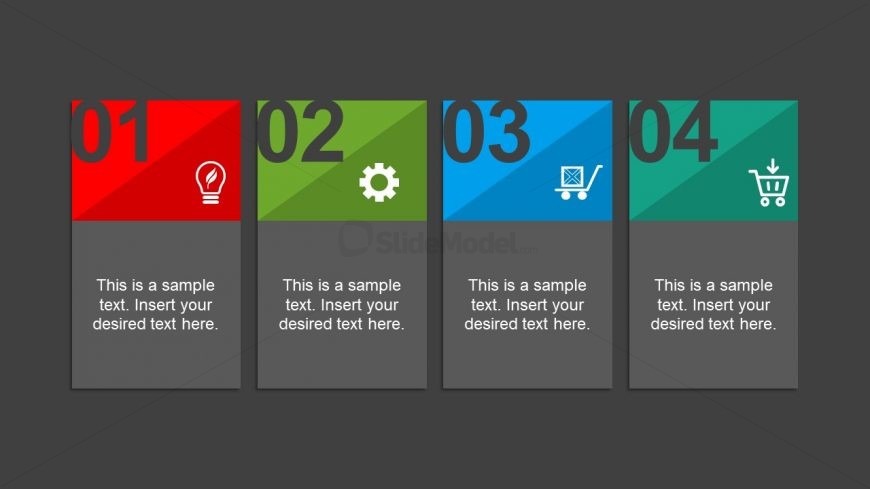 4 Stage Infographic Template