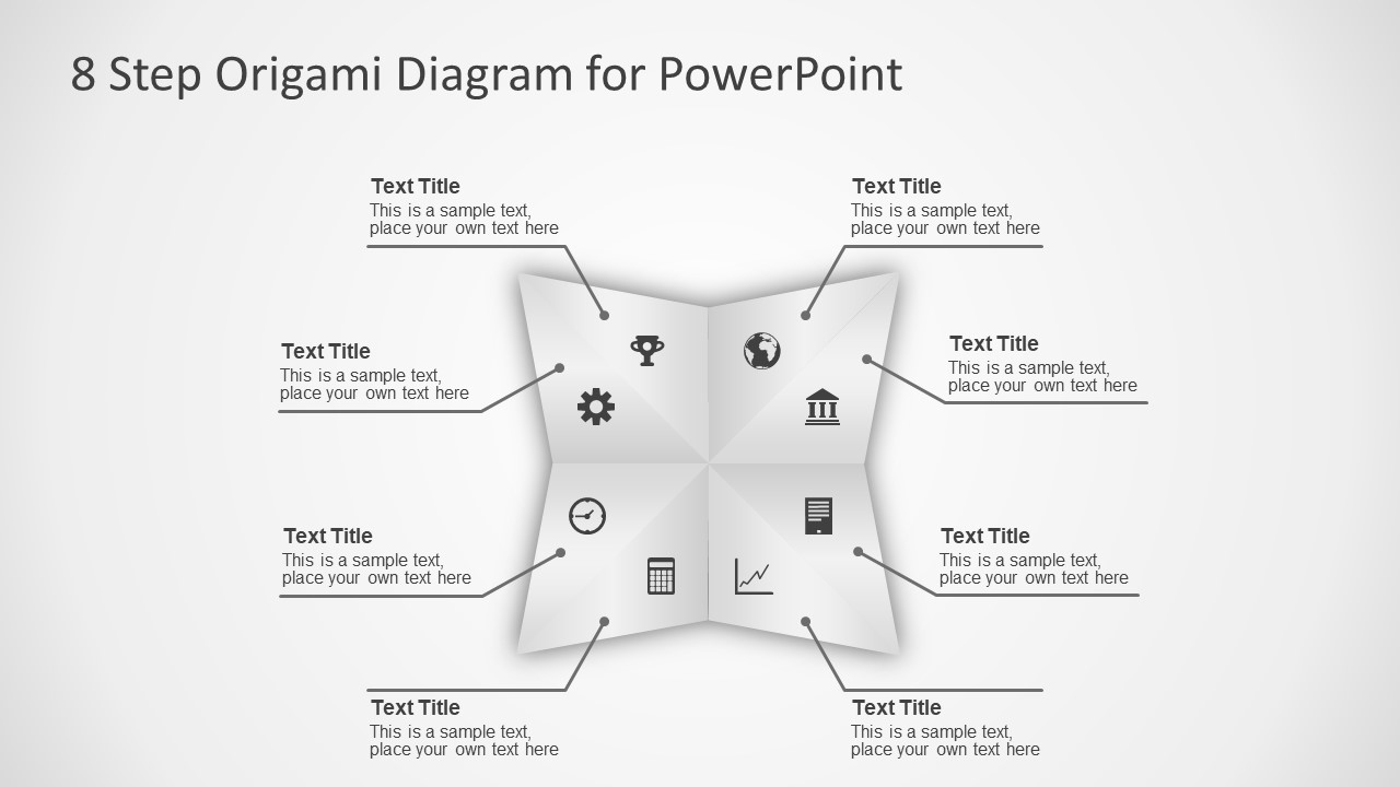 Free 8 Step Origami Diagram For Powerpoint