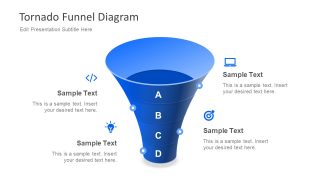 Free PPT Diagram of Funnel