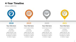 4 Year Timeline PPT