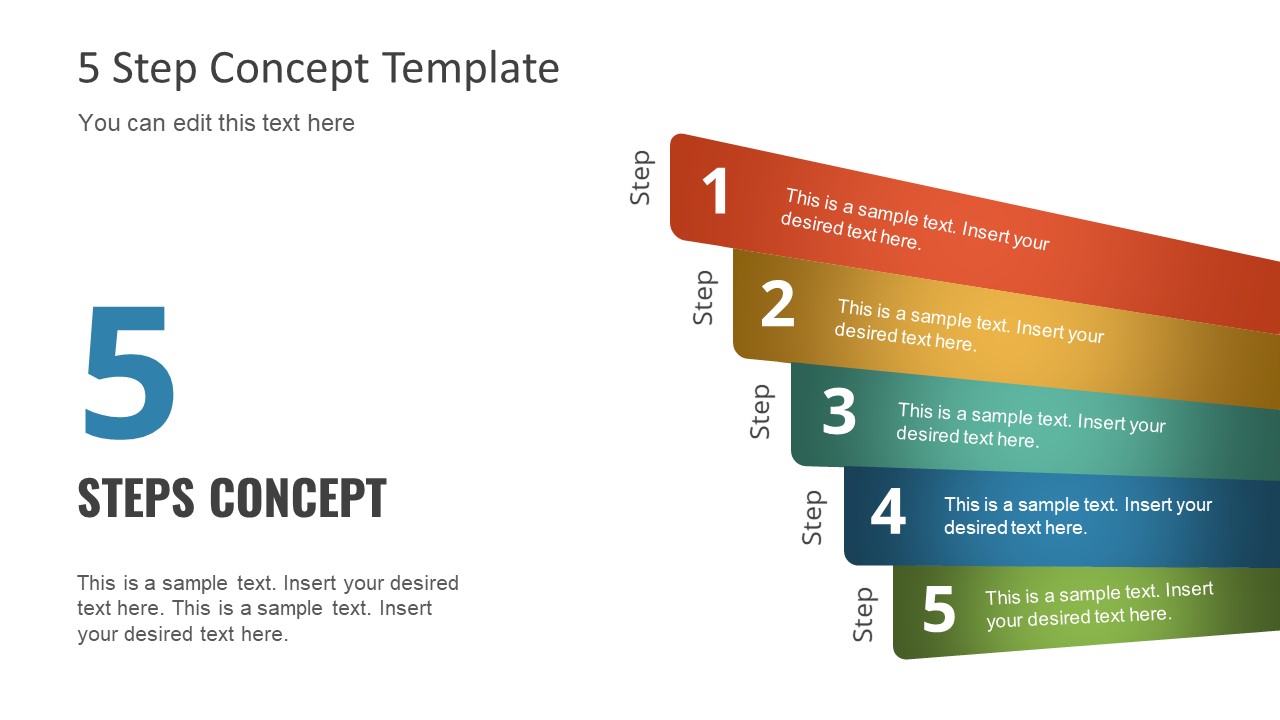 Free 5 Step  Concept Design for PowerPoint  SlideModel