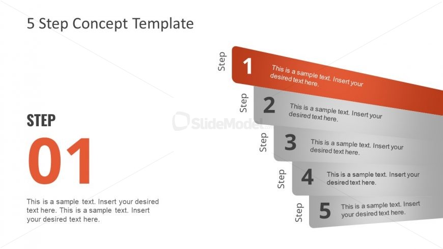 5 Stages of Flat PowerPoint