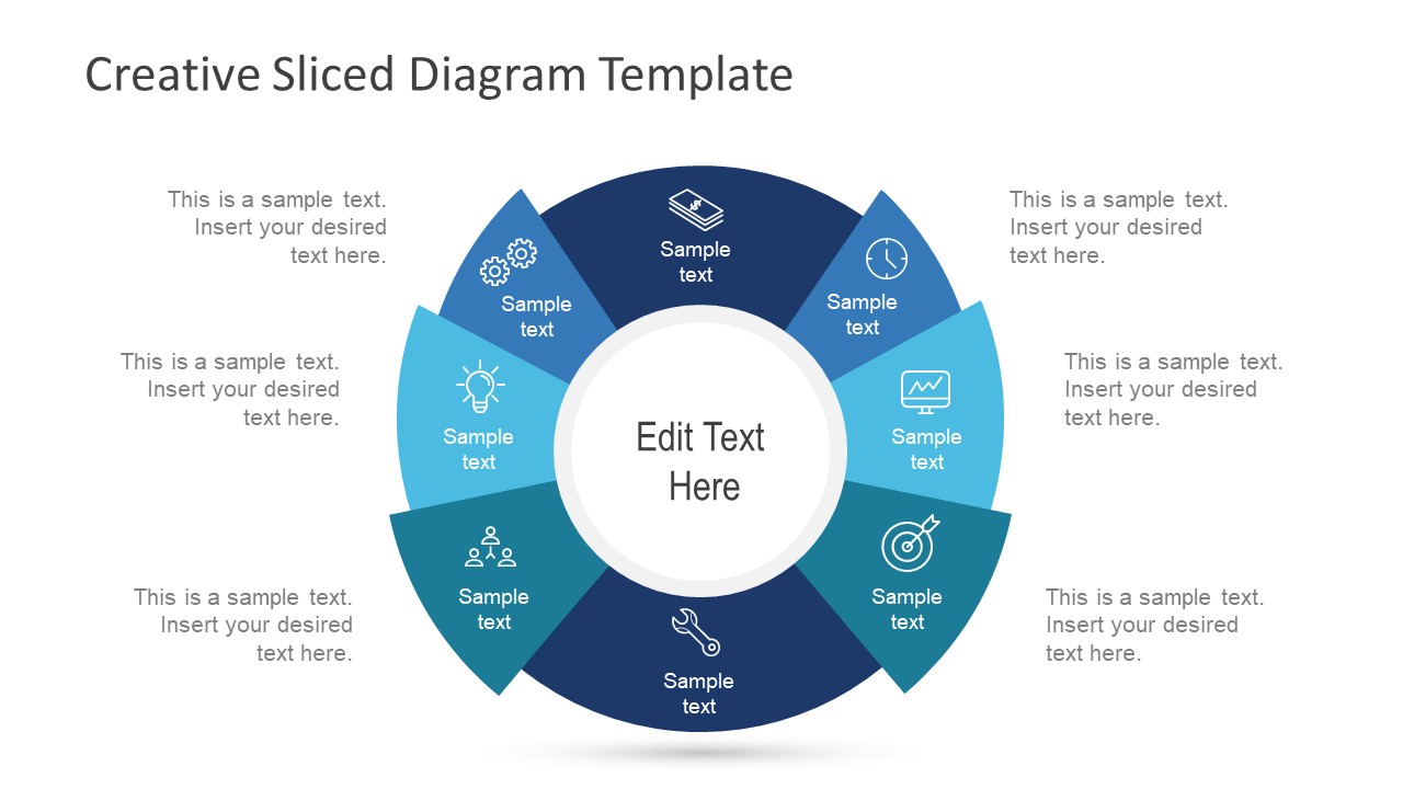 Sliced Diagram Segments PPT