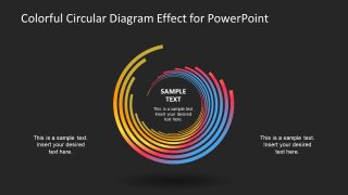 Slide of Free Circular Colorful Template