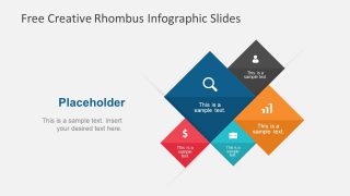 Free PowerPoint Rhombus Collage