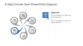 Editable Swril Segments PowerPoint