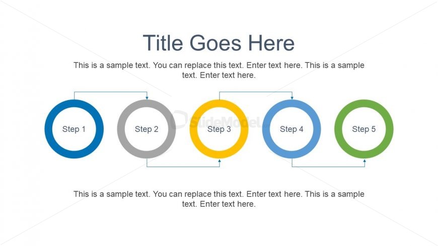 PowerPoint Timeline Diagram Circular Design