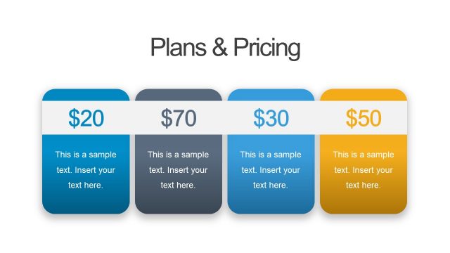 Price and Plan Table in PowerPoint