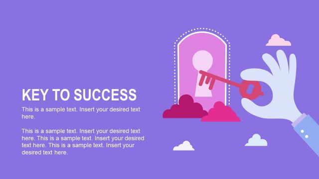 Key to Success Metaphor PowerPoint