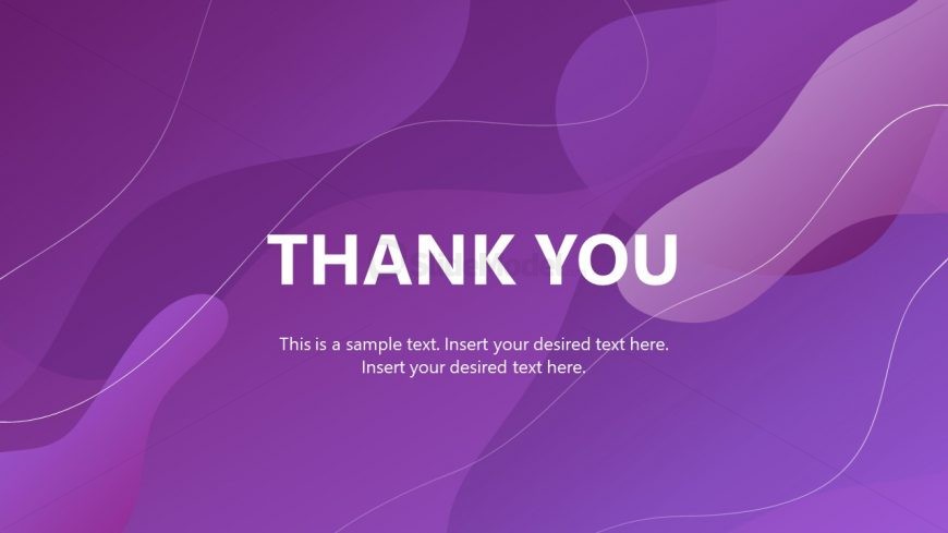 Presentation of Thank you Design 