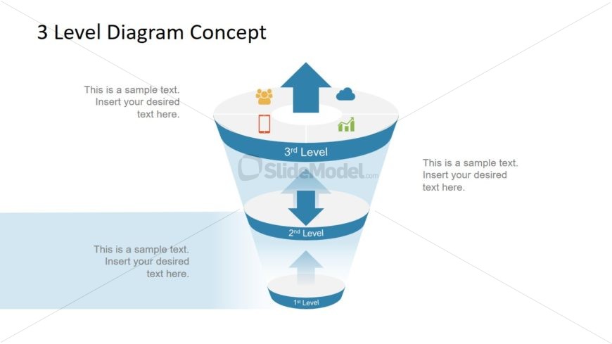 3 Level Semi-Transparent Diagram