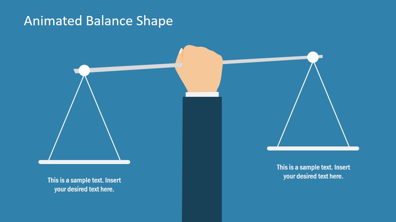 Free Balance Shape for PowerPoint SlideModel