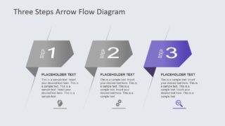 Presentation of 3 Steps Diagram