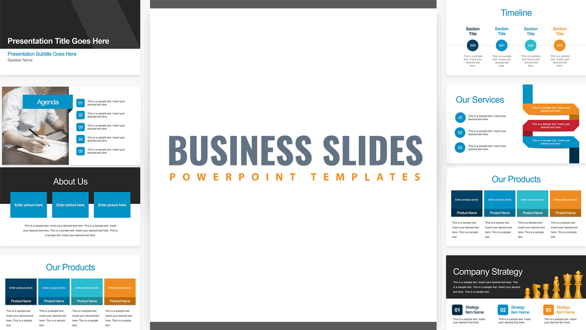 Free Business Slides PowerPoint Template - SlideModel