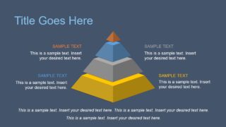 4 Level 3D Pyramid Diagram