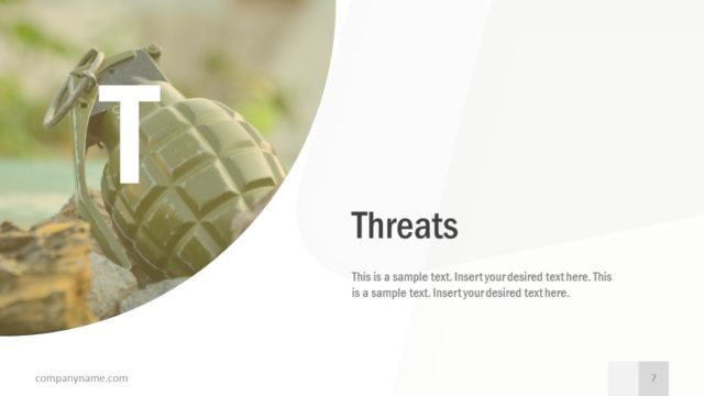 SWOT Threats Business PowerPoint