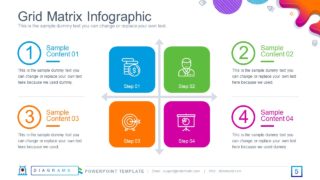 Free PowerPoint 4 Steps Diagram