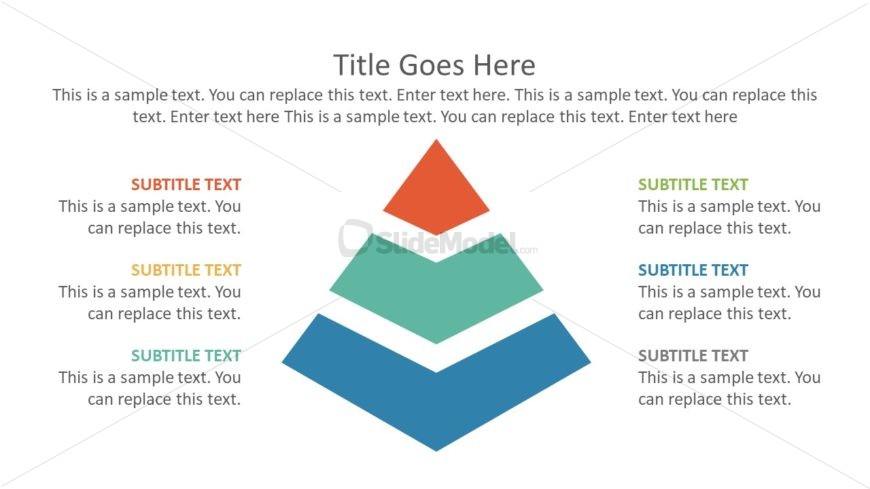 Academic Presentation Pyramid Diagram Template