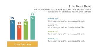 PPT Bar Chart for School Slides