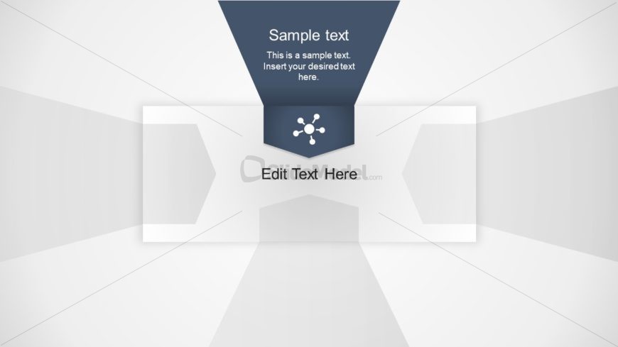 Flat PowerPoint 3D Layout 1 Step