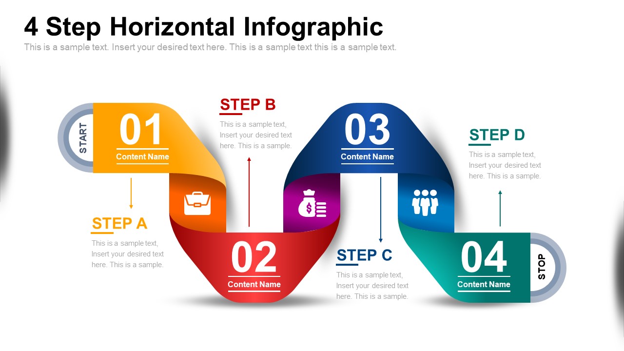 Timeline Diagram of 4 Steps Design