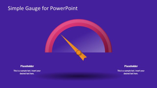 Gauge PowerPoint Speedometer Diagram
