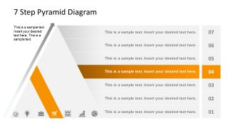 Level 4 Pyramid Diagram Template