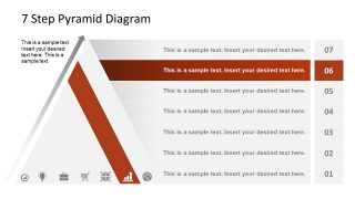 Level 6 Pyramid Diagram Template