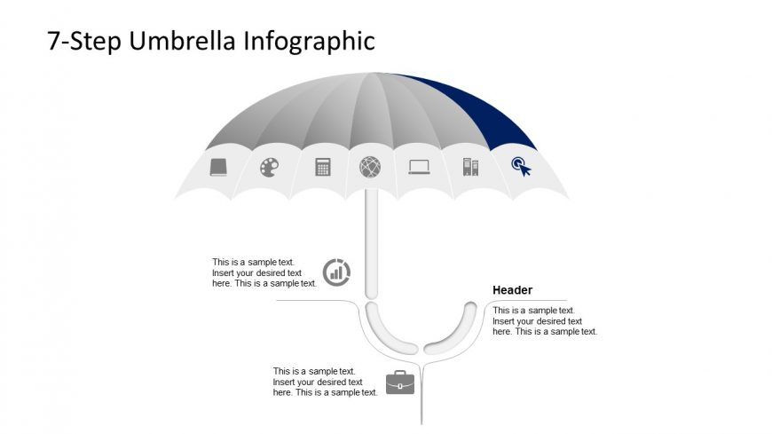 Editable Umbrella PowerPoint Design