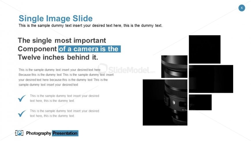 Camera Information Template Design