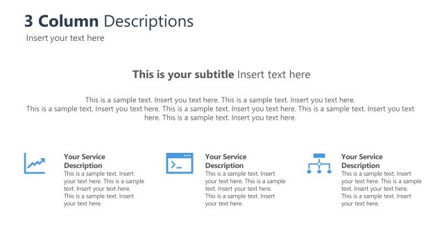 4 Segments Business Services Template