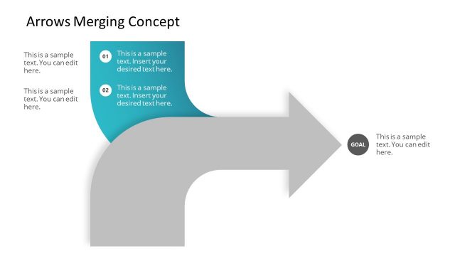 Simple 2 Arrow Merge Template