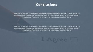 Slide of Conclusion Professional Thesis 