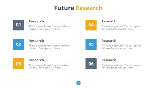 PowerPoint Slide of Feature Research 