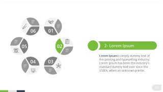 Slides of 6 Steps Process Cycle 