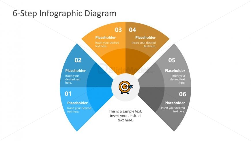 Presentation of 6 Steps Infographic Diagram