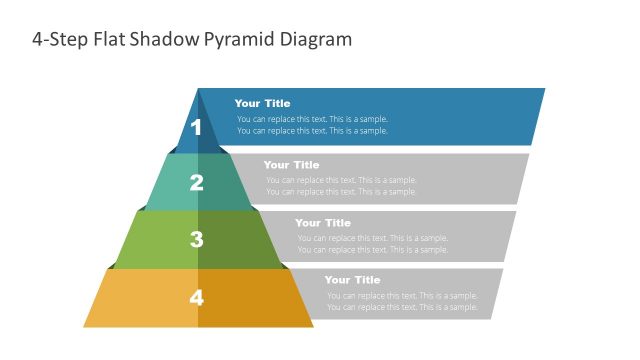Level 1 3D Style Pyramid Diagram