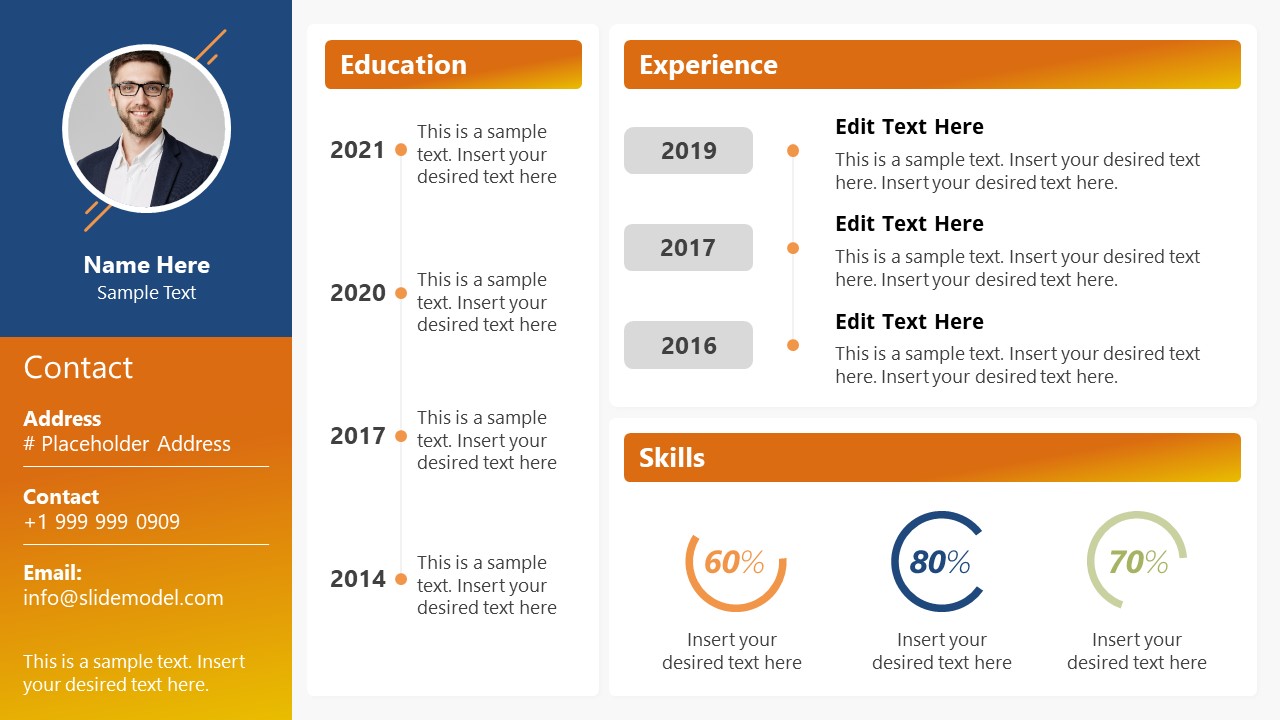 About Me Free Powerpoint Template Printable Templates