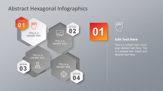 Infographic Diagram of Hexagon Stages 