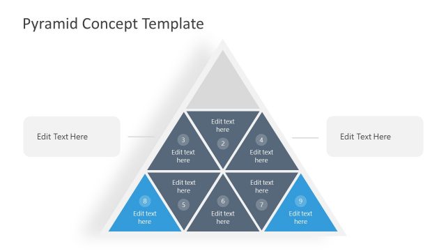 3 Steps Segmented Pyramid Template